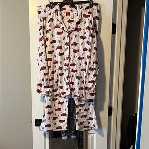 Disney Red and White Pajama Set